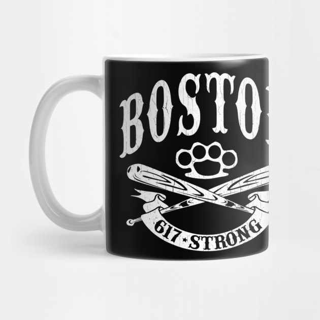 Southie Irish - 617 Boston Strong (vintage look) by robotface